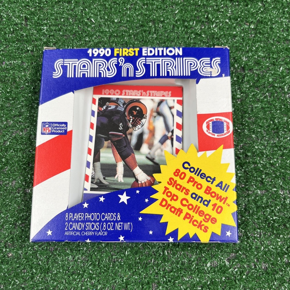 Stars'n Stripes 1990 First Edition Player Photo Cards‎ In OG Box Open